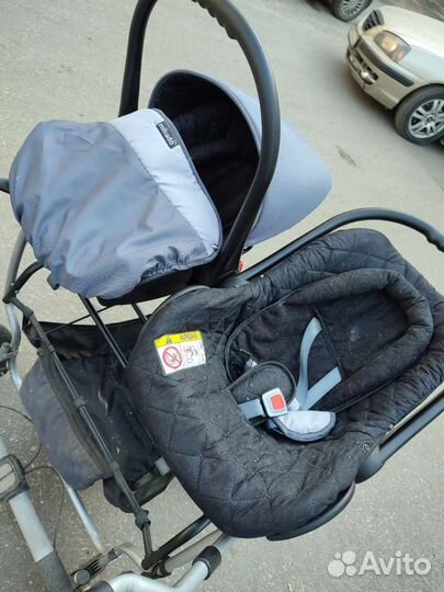 Коляска для двойни 3 в 1