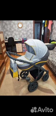 Коляска 2 в 1 индиго