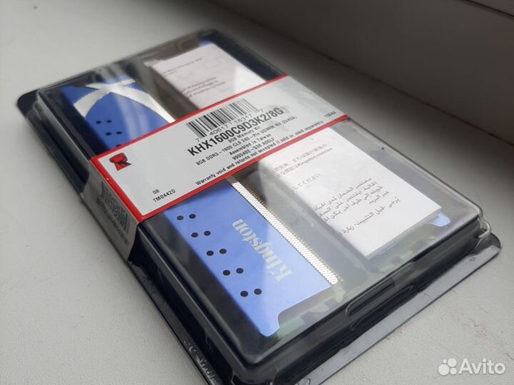 Оперативная память Kingston hyper x 8GB 2*x4 gb