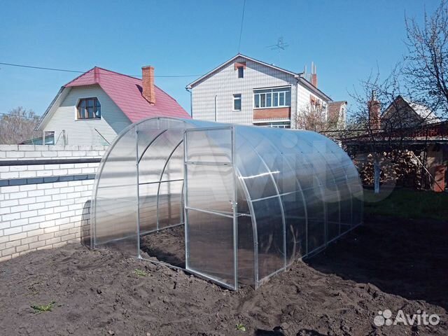 Теплица из поликарбоната. 3х6 м. Оцинкованная