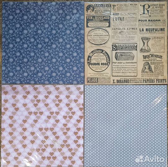 Бумага для скрапбукинга 30х30 см. 20 листов