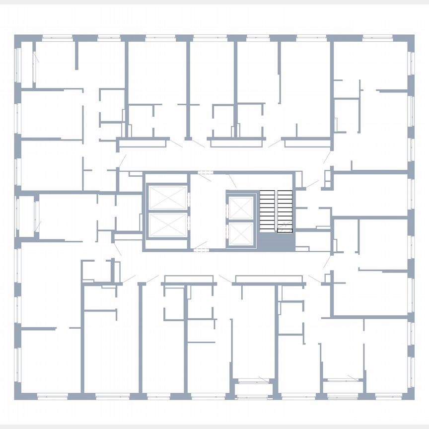 2-к. квартира, 73,2 м², 22/23 эт.