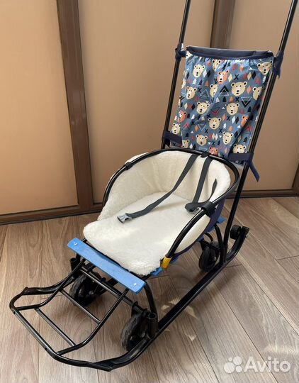 Санки на колесах