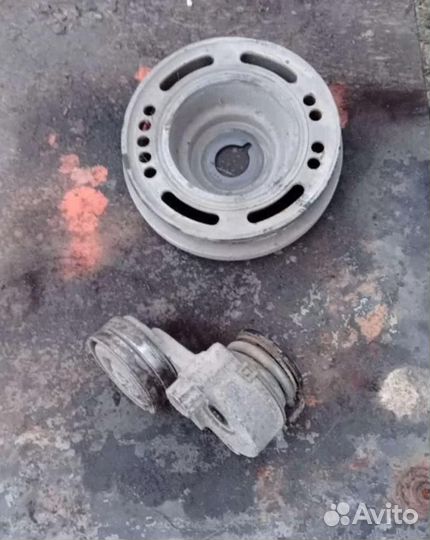 Opel astra h gtc шкиф коленвала натяжитель ремня