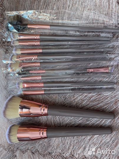 Кисти для макияжа, 12 шт