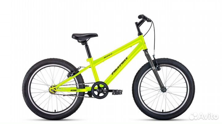 Altair MTB HT 20 1.0 1 ск. рост 10.5. зелен.сер