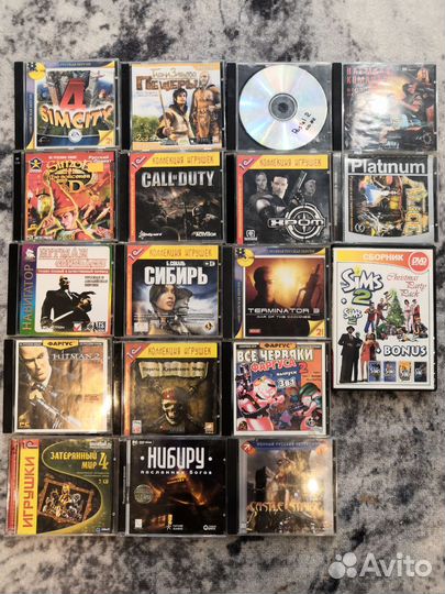 Диски с играми на пк, на брони