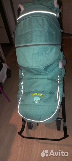 Детские санки коляска