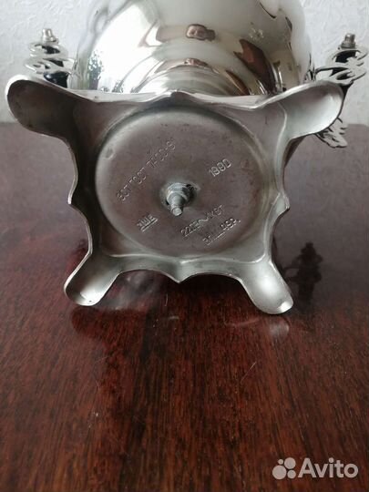 Самовар электрический никелированный, 3 л