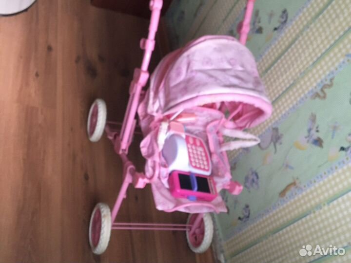Коляска для кукол 3 в 1 + касса в подарок