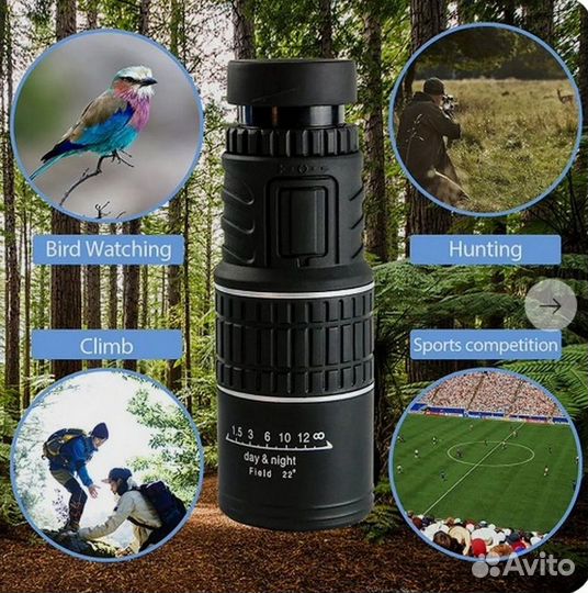 Монокуляр 30х52 телескоп зрительн подзорная труба