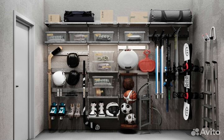 Стеллажи в кладовку/Проектирование/Монтаж