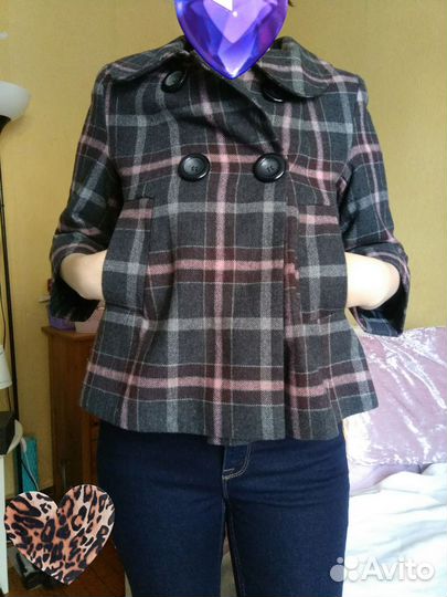 Пальто-пиджак в стиле Gossip Girl, шляпа H&M