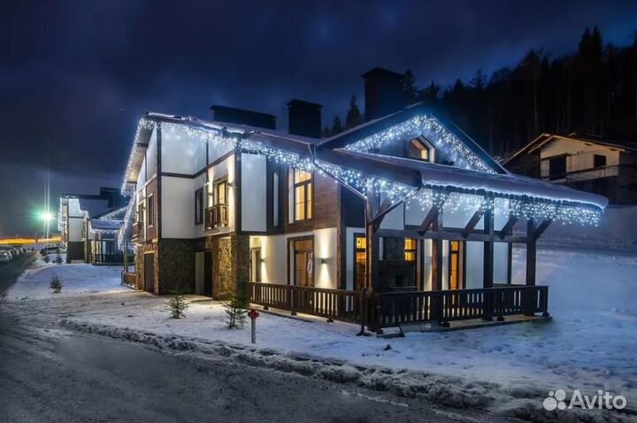 Гирлянда Бахрома уличная белый свет 6 м