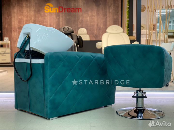 Парикмахерское кресло и мойка парикмахерская
