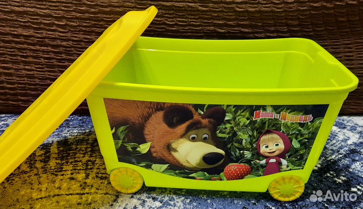 Ящик для хранения игрушек на колесах