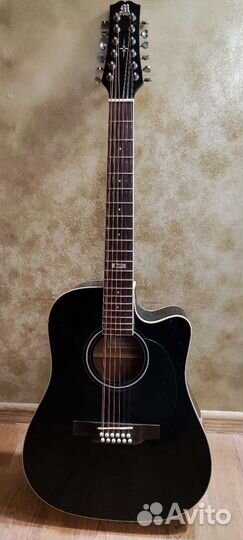 12-струнная акустическая гитара Madeira HW-812BK