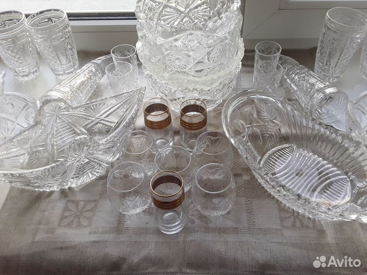 Хрустальная посуда СССР