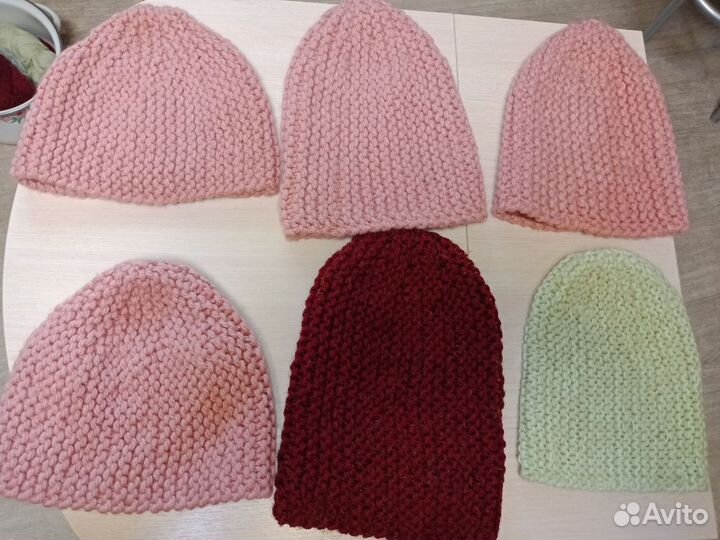 Шапка бини полушерсть