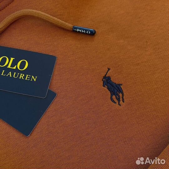 Толстовка polo ralph lauren коричневая