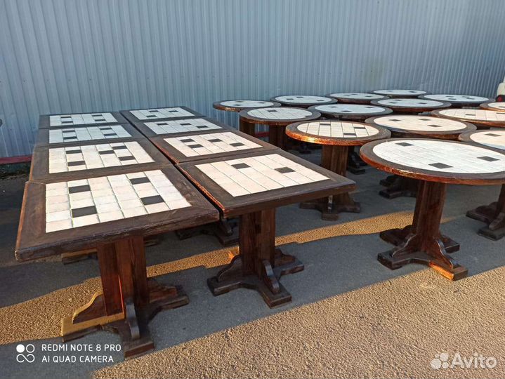 Столы из массива для кафе бара ресторана столовой