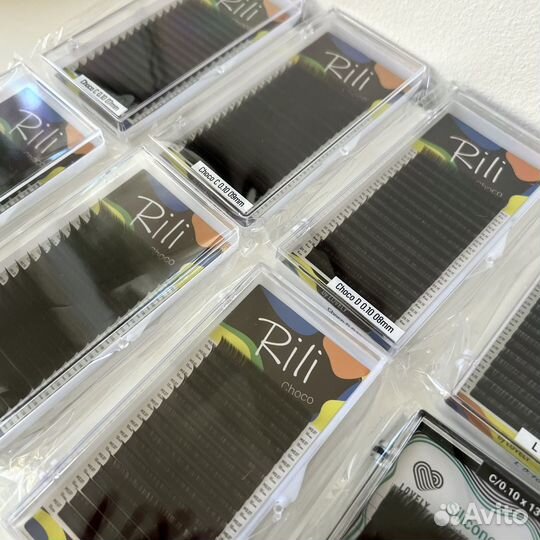 Ресницы для наращивания Rili новые