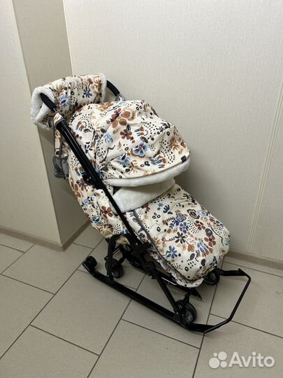 Детские санки коляска nika kids