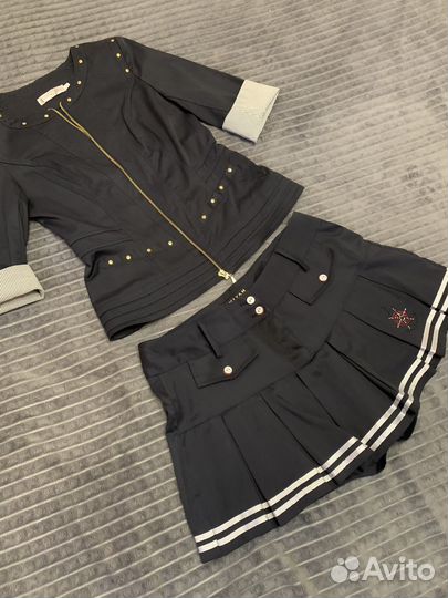 Костюм пиджак и юбка - шорты