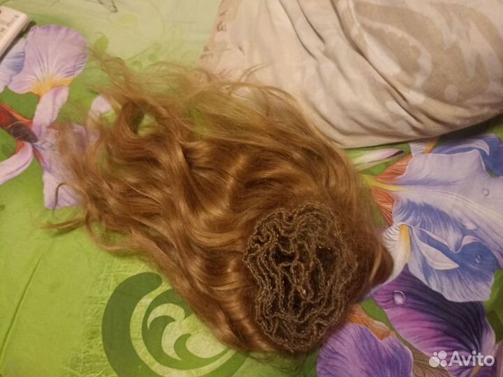 Шиньон из натуральных волос
