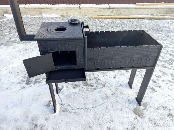 Мангал чугунный