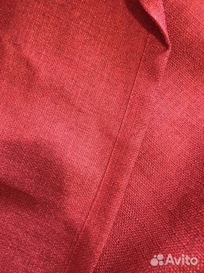 Шторы рогожка красные бордовые