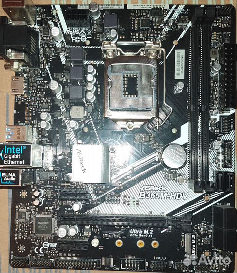 Материнская плата Asrock b365m hdv