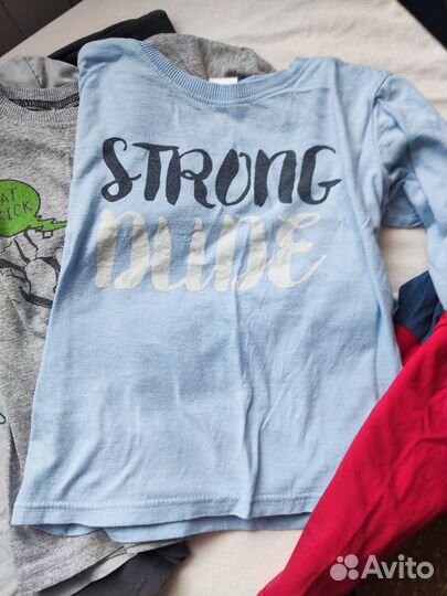 Кофты с длинным рукавом пакетом 116-122