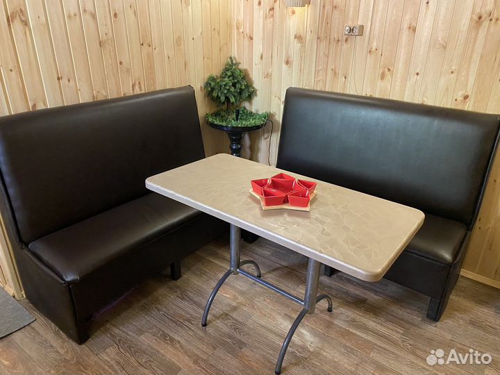Комплект 2 дивана+стол