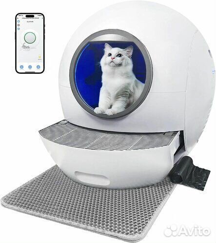 Автоматический кошачий туалет Elspet MC-A2,белый