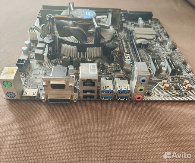 Материнская плата с процессором i5 6400 озу 8gb