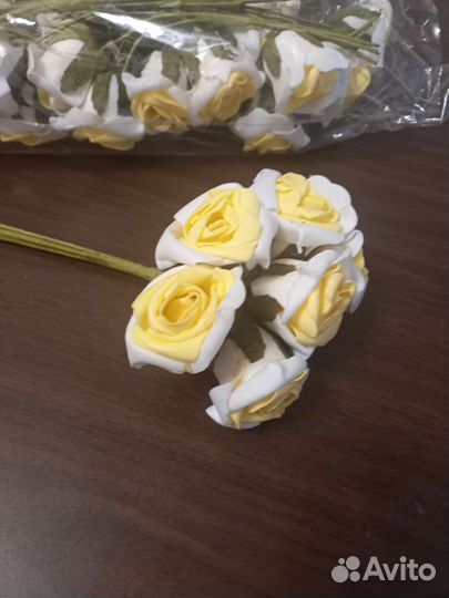 Розочки из фоамирана