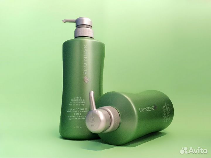 Шампунь и кондиционер 2 в 1 Amway Satinique 750 мл
