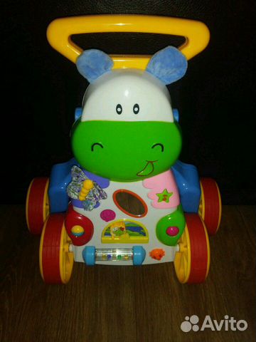 Каталка-ходунки Бегемотик