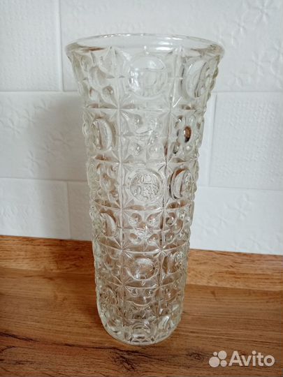 Ваза стекло винтаж СССР