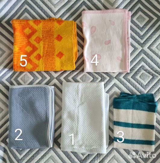 Одеялки пледы для малыша