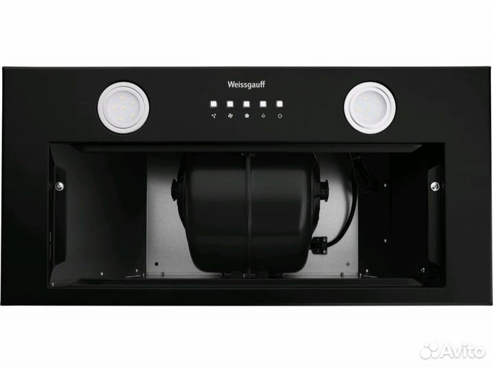 Вытяжка встраиваемая weissgauff dabih 60 bl черная