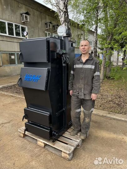 Твердотопливный котел длительного горения