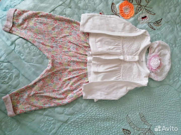 Детские вещи пакетом девочке 3-6 м