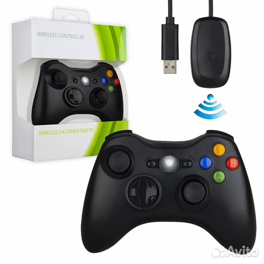 Xbox 360, PC, PS3, Джойстик + ресивер для рс и PS3