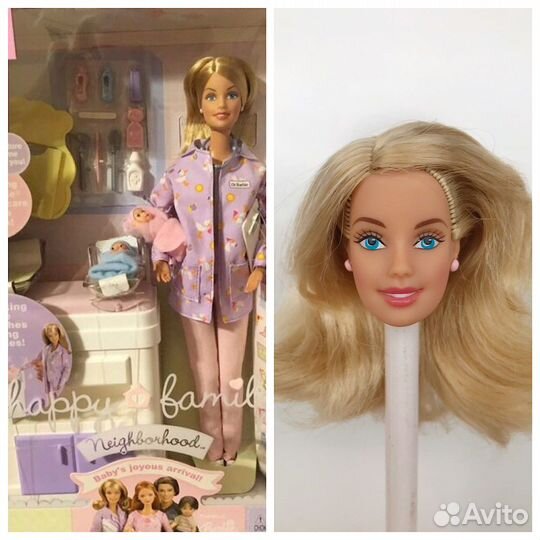 Голова барби Happy Family Neighborhood Baby Doctor