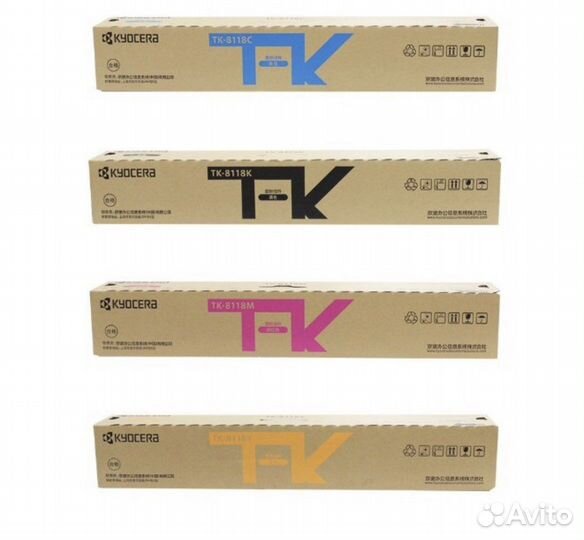 Картриджи TK-8115, TK-8118 Kyocera оригинал