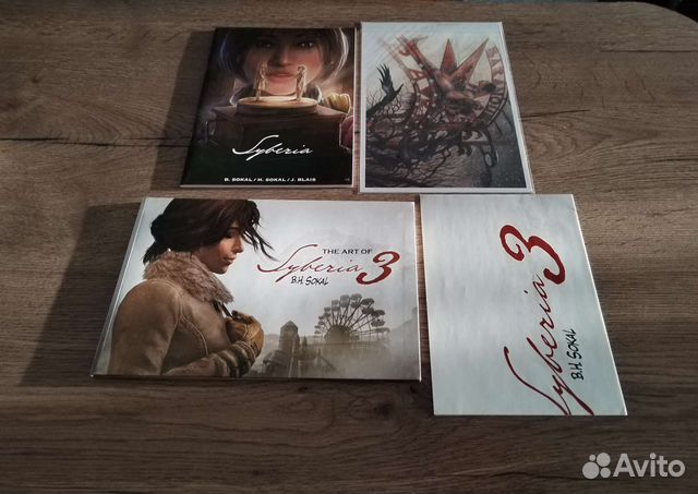 Артбук и комикс Сибирь 3 ps4