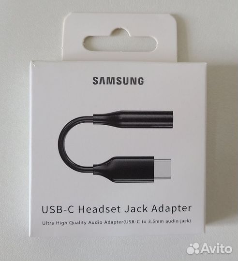 Адаптер-переходник с Type-C на 3.5 jack Samsung