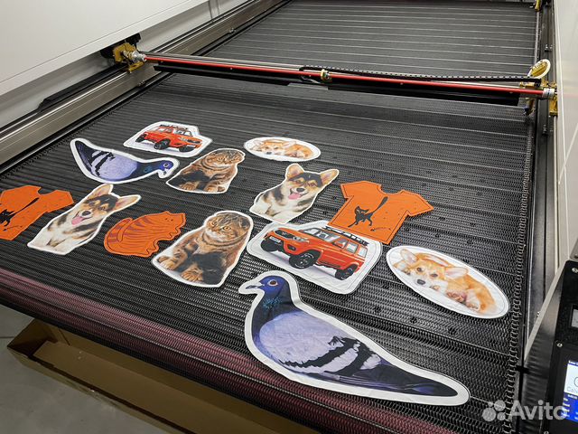 Раскрой ткани от 1 изделия лазером с рулона